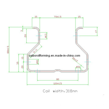 Shelf Roll Forming Machine